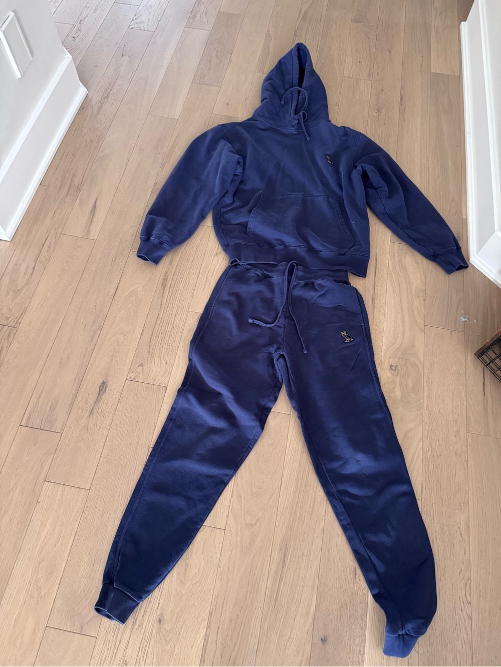 OVO Drake brand Men’s Navy Hoodie & Joggers Set XL